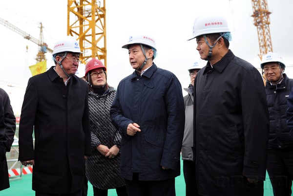 李小鹏现场调研指导北京新机场工程建设