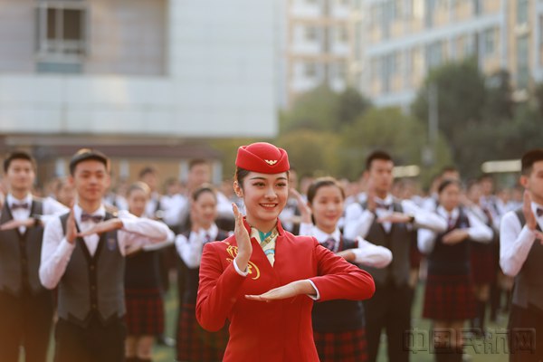 成都航空旅游职业学校唱响中国有我,我有中国