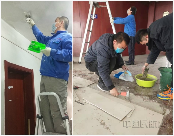 3 维修师傅在北8公寓刮腻子、铺瓷砖_副本.jpg
