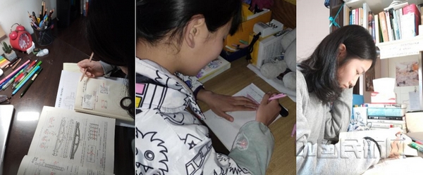 nEO_IMG_17 学生在家学习制图