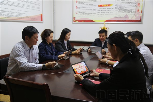 蒙古机场集团各单位深入学习宣贯十九大精神-