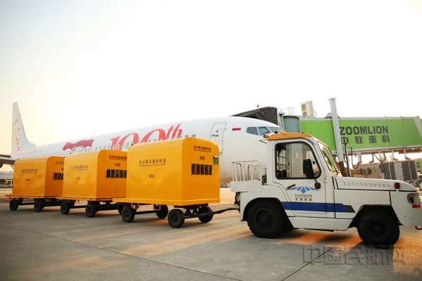 长沙机场行李“小火车”全面上线1.jpg