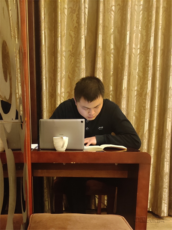 水印 图1:王志军隔离期间远程办公1