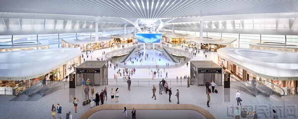 T3航站楼空侧商业区效果图