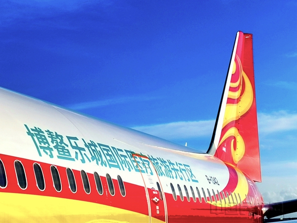 附图1:海南航空“博鳌乐城国际医疗旅游先行区”号飞机_副本.jpg