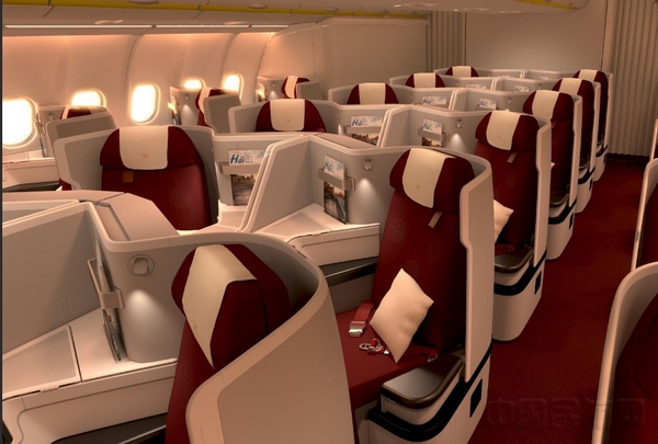 附图2:海南航空全新A330飞机公务舱.jpg 附图2:海南航空全新A330飞机公务舱.jpg