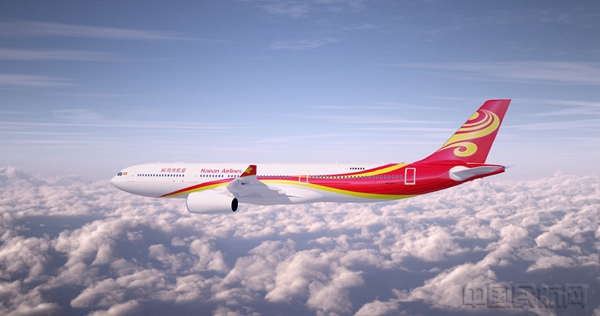 附图2:海南航空空客A330宽体客机2