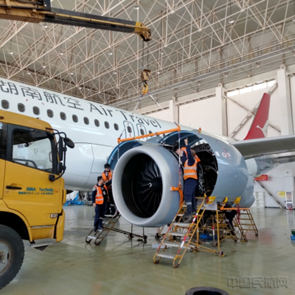 20220316湖南航空新闻稿:突破!湖南航空首次完成LEAP-1A发动机更换工作10503.jpg