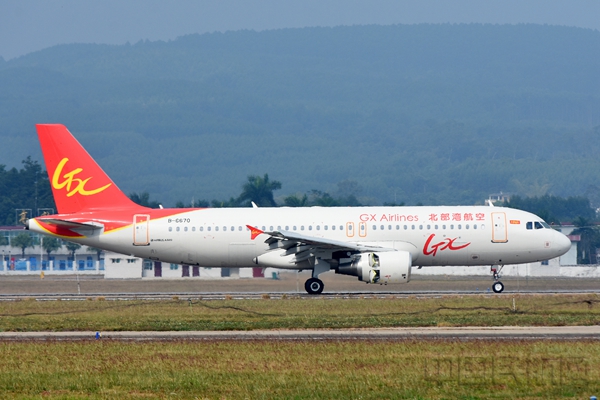 图 北部湾航空新引进A320客机抵达南宁吴圩国际机场4