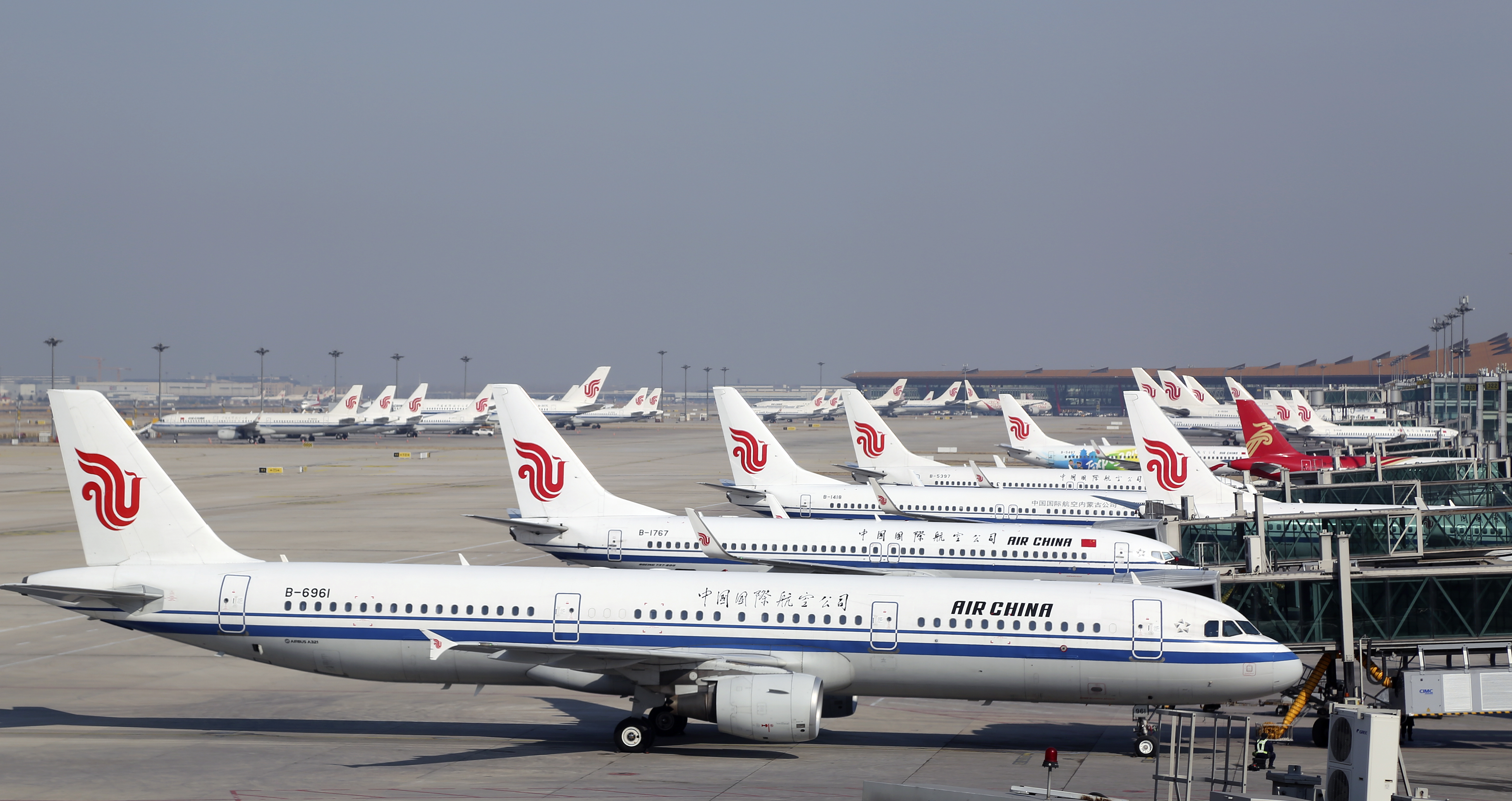 5.国航机队。(国航供图)