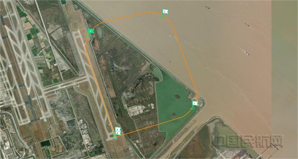 Neo V2000CG试飞航线-峰飞航空科技供图0