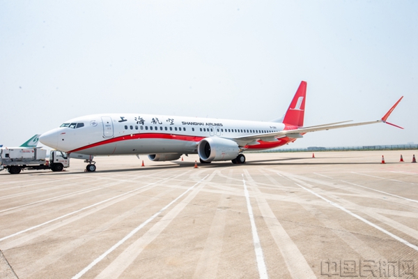 上海航空使用波音737-8执飞航线-东航供图
