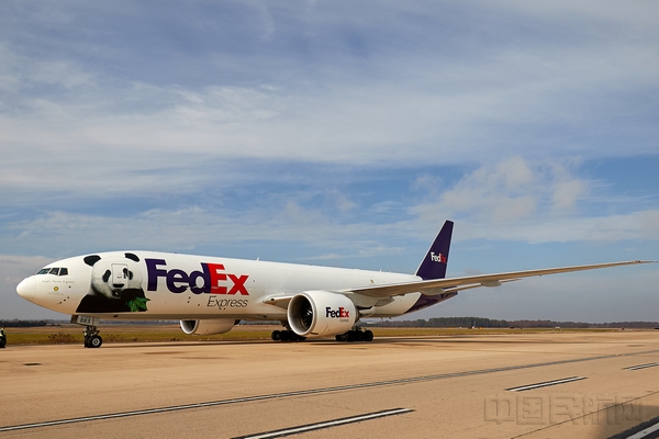 “FedEx熊猫快递号”777专机1.jpg “FedEx熊猫快递号”777专机1.jpg