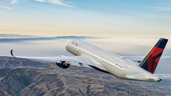 达美航空使用其A350-900旗舰机型执飞“上海浦东-洛杉矶”-达美航空供图1