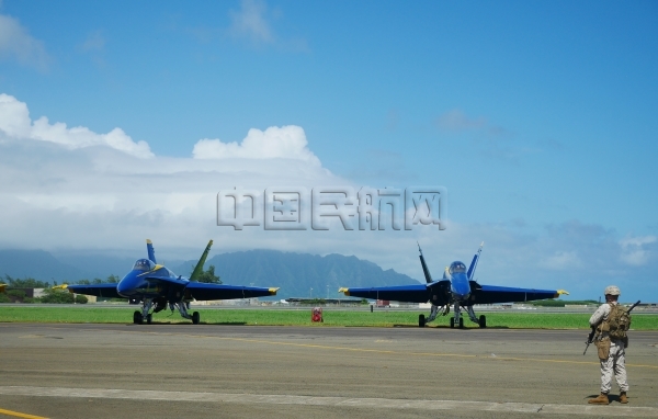2015年，夏威夷美国海军陆战队航展现场（赵晓兵拍摄）