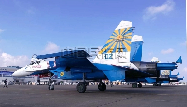 2016年10月26日14时25分许，中国航展“常客”--俄罗斯空天军“勇士”特技飞行表演队飞抵珠海。（朱思平拍摄）