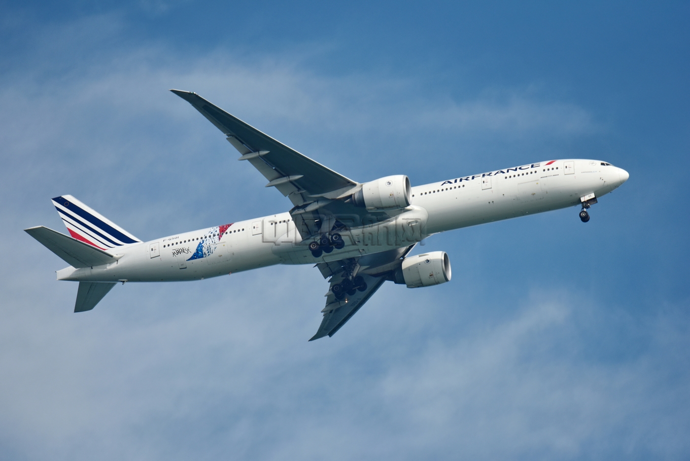 法航B777W（李方虹/摄）