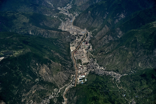 九寨沟震后 中飞院完成首次航拍任务